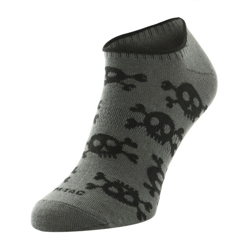 Ľahké letné ponožky M-Tac Pirate Skull Lower - olivové, 39-42