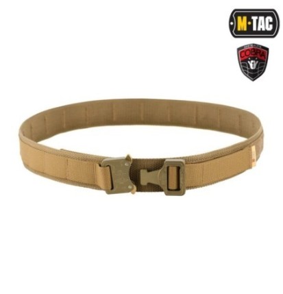 Taktický opasok M-Tac Cobra Buckle Tactical - coyote, XS/S
