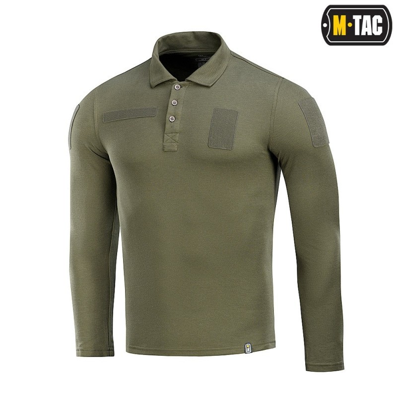 Taktická polokošeľa M-Tac Long Polo 65/35 - olivová, XS Taktická polokošeľa M-Tac Long Polo 65/35 - olivová, XS