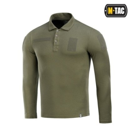 Taktická polokošeľa M-Tac Long Polo 65/35 - olivová