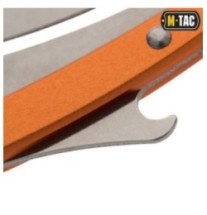 Jedálenská sada M-Tac Folding Cutlery Set - strieborná-oranžová