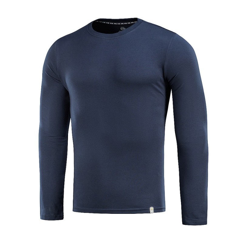 Tričko s dlhým rukávom M-Tac Tee 93/7 Long - navy, XS