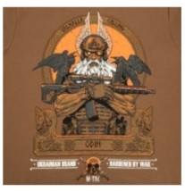 Tričko s potlačou M-Tac Odin - coyote, 3XL