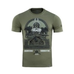 Tričko s potlačou M-Tac Odin - olivové, 3XL