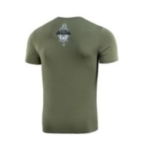 Tričko s potlačou M-Tac Odin - olivové, 3XL