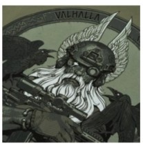 Tričko s potlačou M-Tac Odin - olivové, 3XL