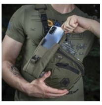 Púzdro na telefón M-Tac Smartphone Pouch Hex L - ranger green