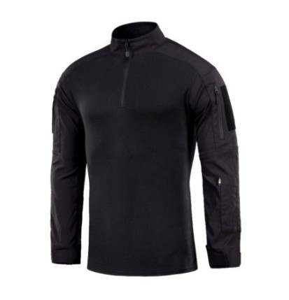 Taktická polokošeľa M-Tac Combat Shirt - čierna, 3XL Long