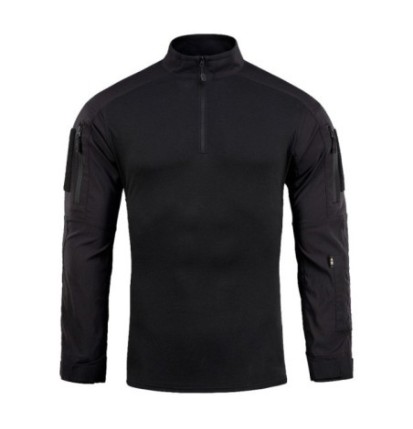Taktická polokošeľa M-Tac Combat Shirt - čierna, 3XL Long