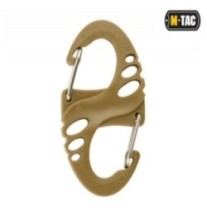 Karabína dvojitá taktická M-Tac S-Hook - coyote