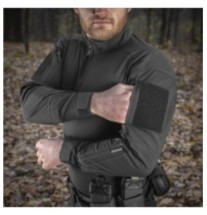 Taktická polokošeľa M-Tac Combat Shirt - čierna, 3XL Long