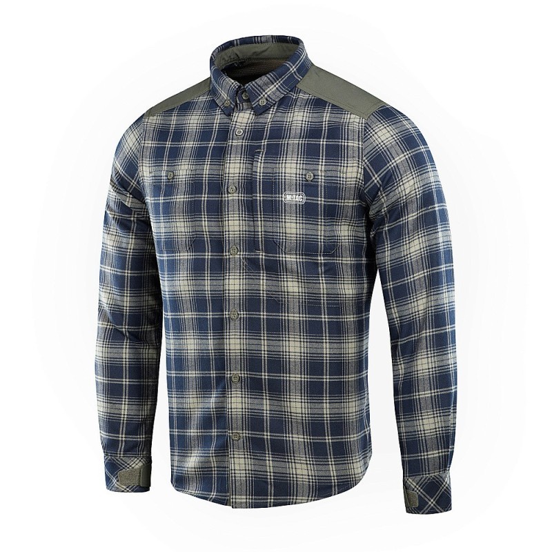 Košeľa M-Tac Redneck - navy-sivá, XL
