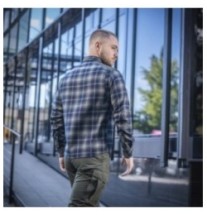 Košeľa M-Tac Redneck - navy-sivá