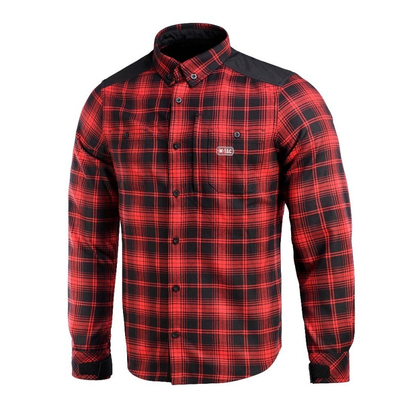 Košeľa M-Tac Redneck - červená-čierna, XL