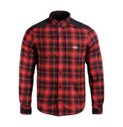 Košeľa M-Tac Redneck - červená-čierna, XL