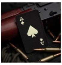 Nášivka M-Tac Ace Of Spades Light - čierna