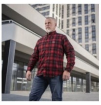 Košeľa M-Tac Redneck - červená-čierna, XL