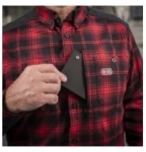 Košeľa M-Tac Redneck - červená-čierna, XL