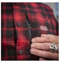 Košeľa M-Tac Redneck - červená-čierna, XL