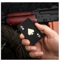 Nášivka M-Tac Ace Of Spades Light - čierna