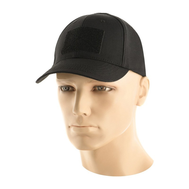 Šiltovka M-Tac Baseball Tactical Cap Elite Flex Rip-Stop - čierna, S/M