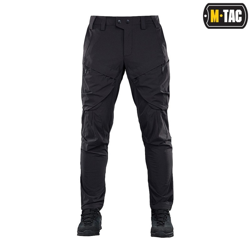 Nohavice M-Tac Rubicon Flex - čierne, 32/34