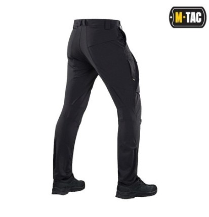 Nohavice M-Tac Rubicon Flex - čierne, 32/34