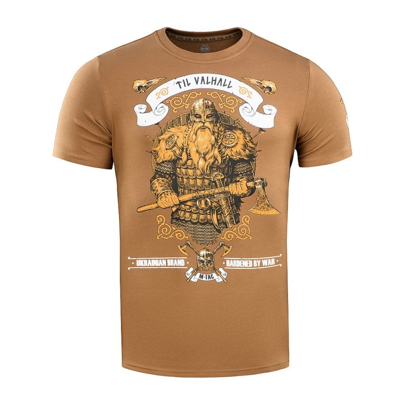 Tričko s potlačou M-Tac Viking - coyote, XS