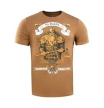 Tričko s potlačou M-Tac Viking - coyote, XS