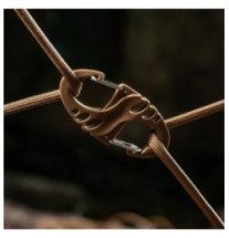 Karabína dvojitá taktická M-Tac S-Hook - coyote