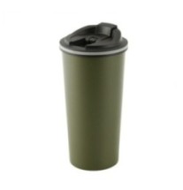 Mobilný termohrnček M-Tac Thermo Mug 450 ml - olivový-čierny