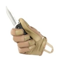 Rukavice taktické M-Tac Police Gloves - béžové, S