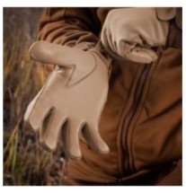 Rukavice taktické M-Tac Police Gloves - béžové, S