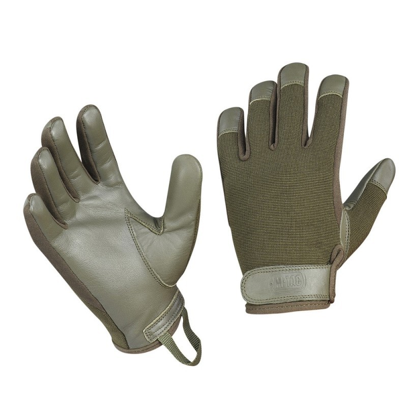 Rukavice taktické M-Tac Police Gloves - olivové, S Rukavice taktické M-Tac Police Gloves - olivové, S