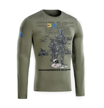 Tričko s dlhým rukávom M-Tac UA Side - olivové, XS