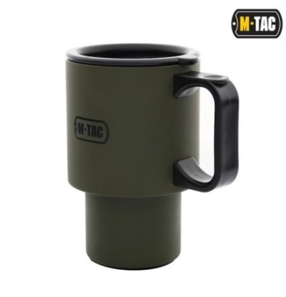 Termohrnček M-Tac Insulated Mug Lid 450 ml - olivová