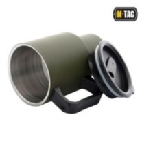 Termohrnček M-Tac Insulated Mug Lid 450 ml - olivová