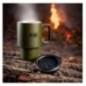 Termohrnček M-Tac Insulated Mug Lid 450 ml - olivová