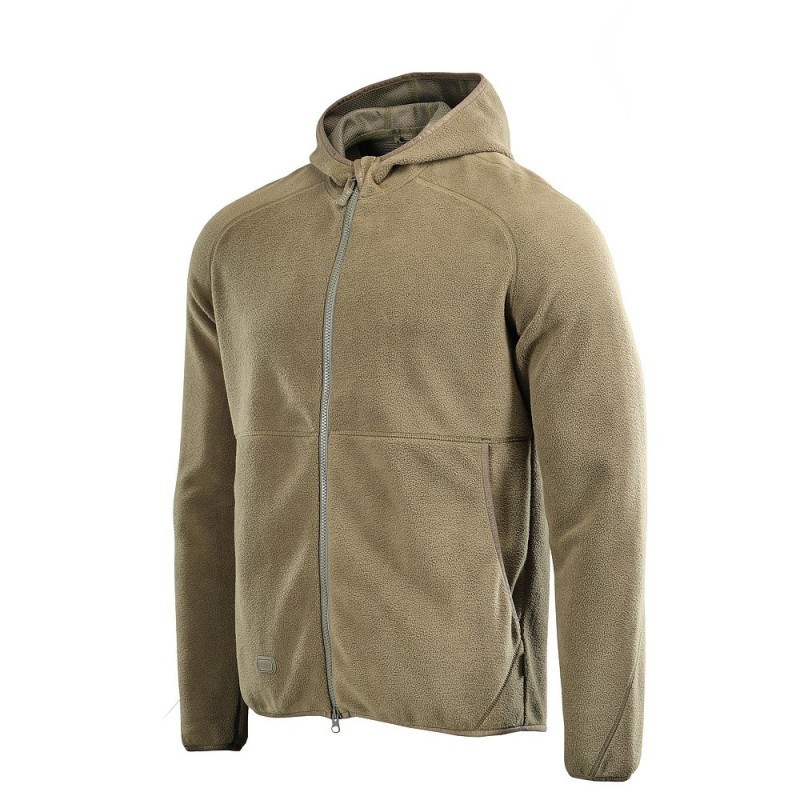 Mikina fleecová M-Tac Lite Microfleece - světle olivová, S Mikina fleecová M-Tac Lite Microfleece - světle olivová, S