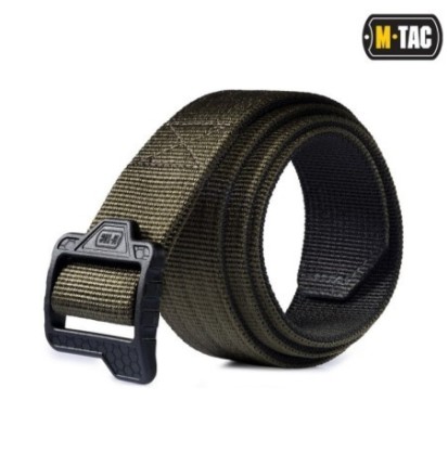 Sťahovací popruh M-Tac Double Duty Tactical Belt Hex - olivový-čierny, S