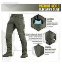 Nohavice M-Tac Patriot Flex Gen