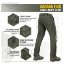 Nohavice M-Tac Sahara Flex Lite - olivové, 28/30