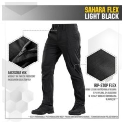 Nohavice M-Tac Sahara Flex Lite - čierne, 30/30