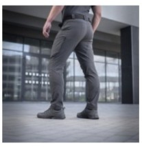 Nohavice M-Tac Sahara Flex Lite - tmavo sivé, 28/30