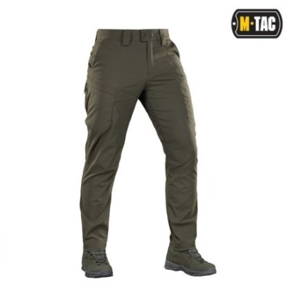 Nohavice M-Tac Sahara Flex Lite - tmavě olivové, 32/34