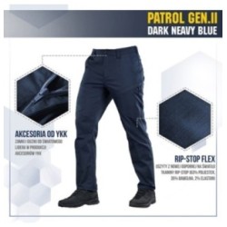 Nohavice M-Tac Patrol Flex Gen.II - navy, 28/30
