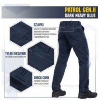 Nohavice M-Tac Patrol Flex Gen.II - navy