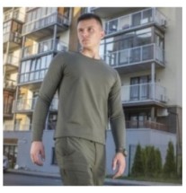 Tričko s dlhým rukávom M-Tac Tee 93/7 Long - olivové