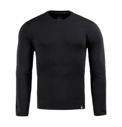 Tričko s dlhým rukávom M-Tac Tee 93/7 Long - čierne, XS
