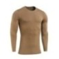 Tričko s dlhým rukávom M-Tac Tee 93/7 Long - coyote, XS